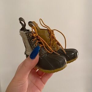Mini LL Bean Boot Keychains